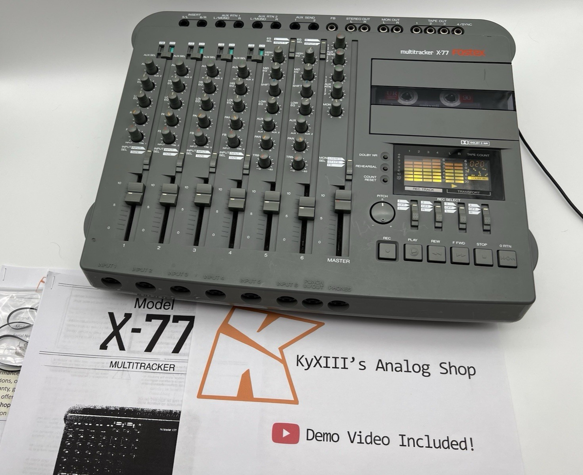 Fostex X-77 Multitrack 4-Track Cassette Recorder {Serviced} | eBay