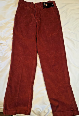 Dickie's Burgundy Corduroys 30x32 NWT - Most in original Dickies packaging