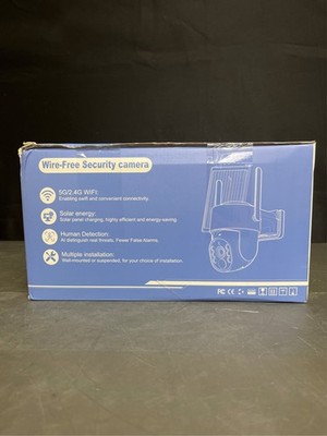 2K Security Camera System, 5GHz&2.4GHz WiFi Solar Wireless Cameras for Home