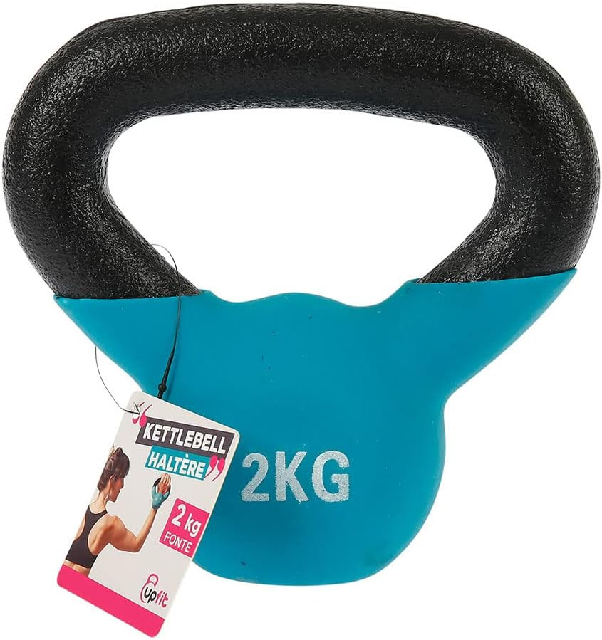 Haltère 2kg avec prise en main facile et revêtement anti-glisse confort