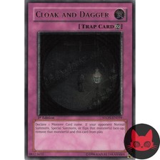 Yugioh Umhang und Dolch STON-DE059 Ultimate Rare 1. Auflage NM