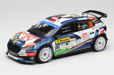 18RMC221 Skoda Fabia Rally2 WRC n10 S.Wagner Barum Rally IXO 1:18
