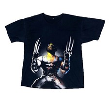 Wolverine X-Men Marvel Comics T-Shirt Mens Size XL AOP Y2K Cartoon Tee