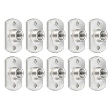 10 Pack M6 Spot Weld Nuts Carbon Steel Double Tab Fastener Nuts Industrial