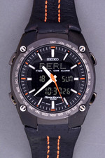 Chronograph SEIKO Sportura SNJ011P2 World Timer / Duo-Display / Armband neu