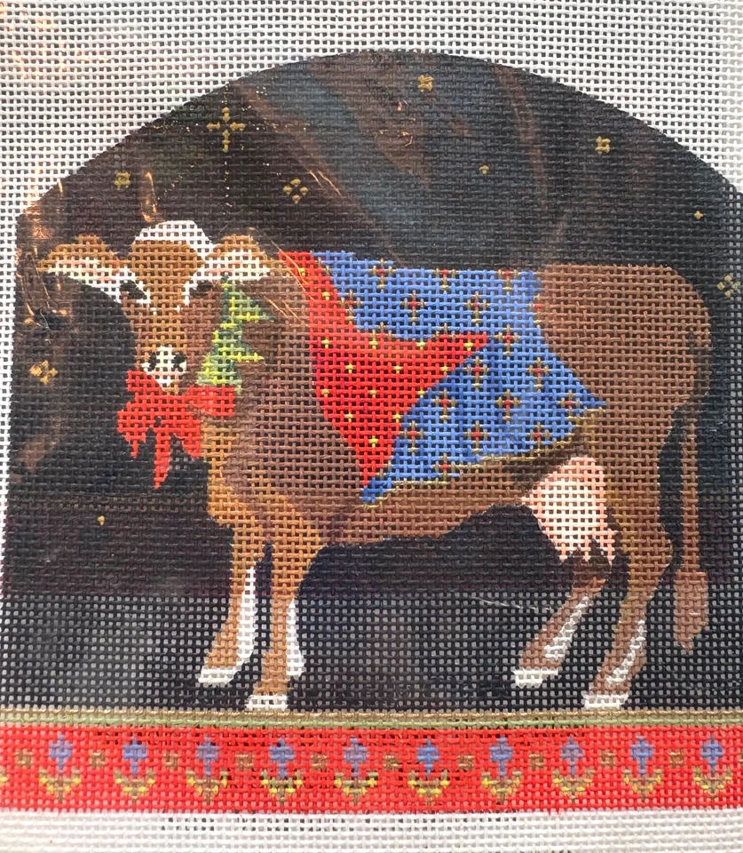 Juego de Belén Kelly Clark 11 Piezas Lona Punta de Aguja Pintado a Mano/Hilos/Guía Foto 4 de 4