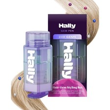 Hally Hair Gems Pen Applicator - Includes Hair Styling Tool with 240 Gems