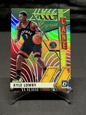 2019-20 Optic Express Lane Lime Green Prizm #11 Kyle Lowry /149 Raptors