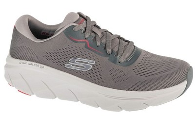 Sneaker Herren, Skechers Slip-ins: D'Lux Walker 2.0 - Rezinate, Grau