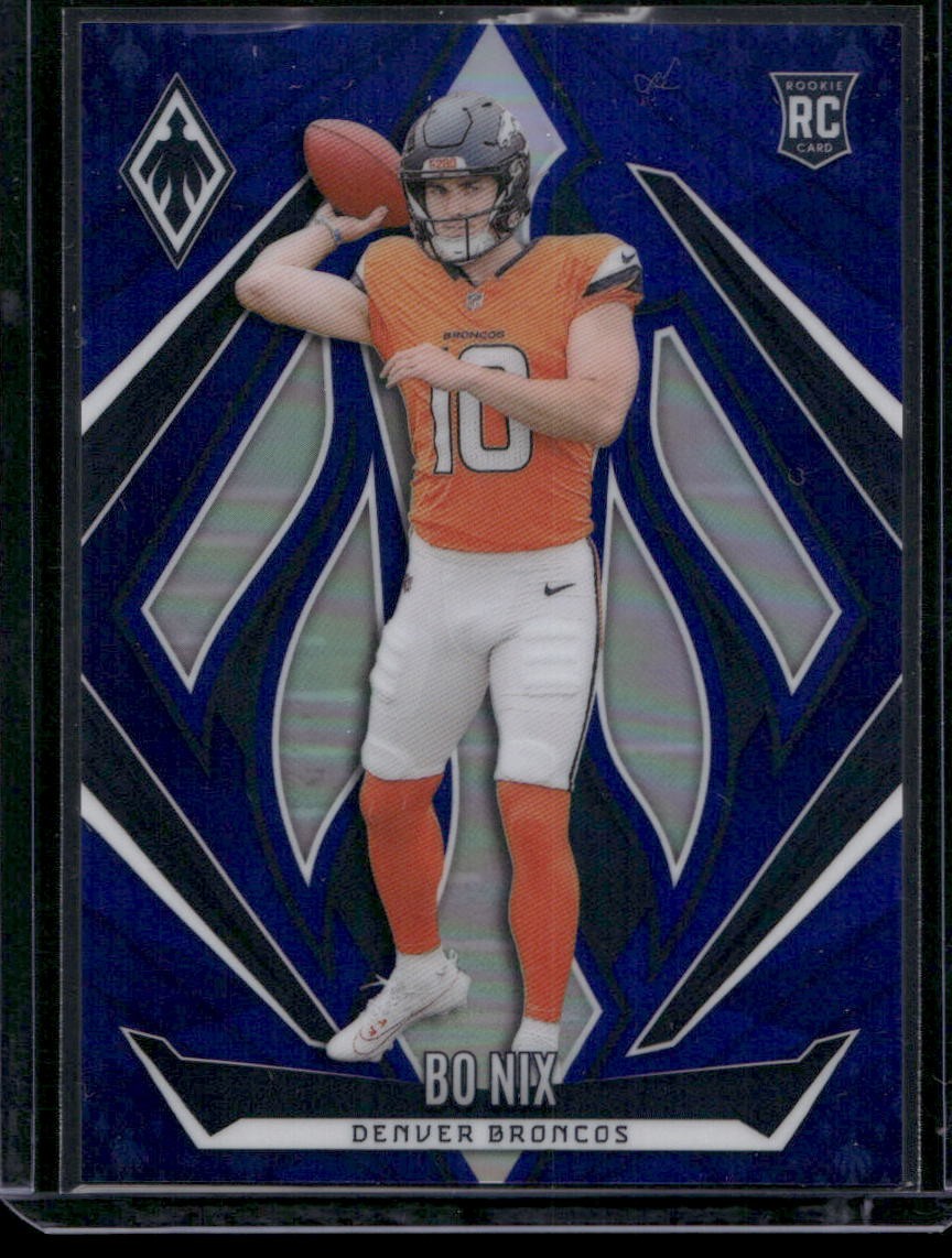 2024 Panini Phoenix #159 Bo Nix Blue #/50
