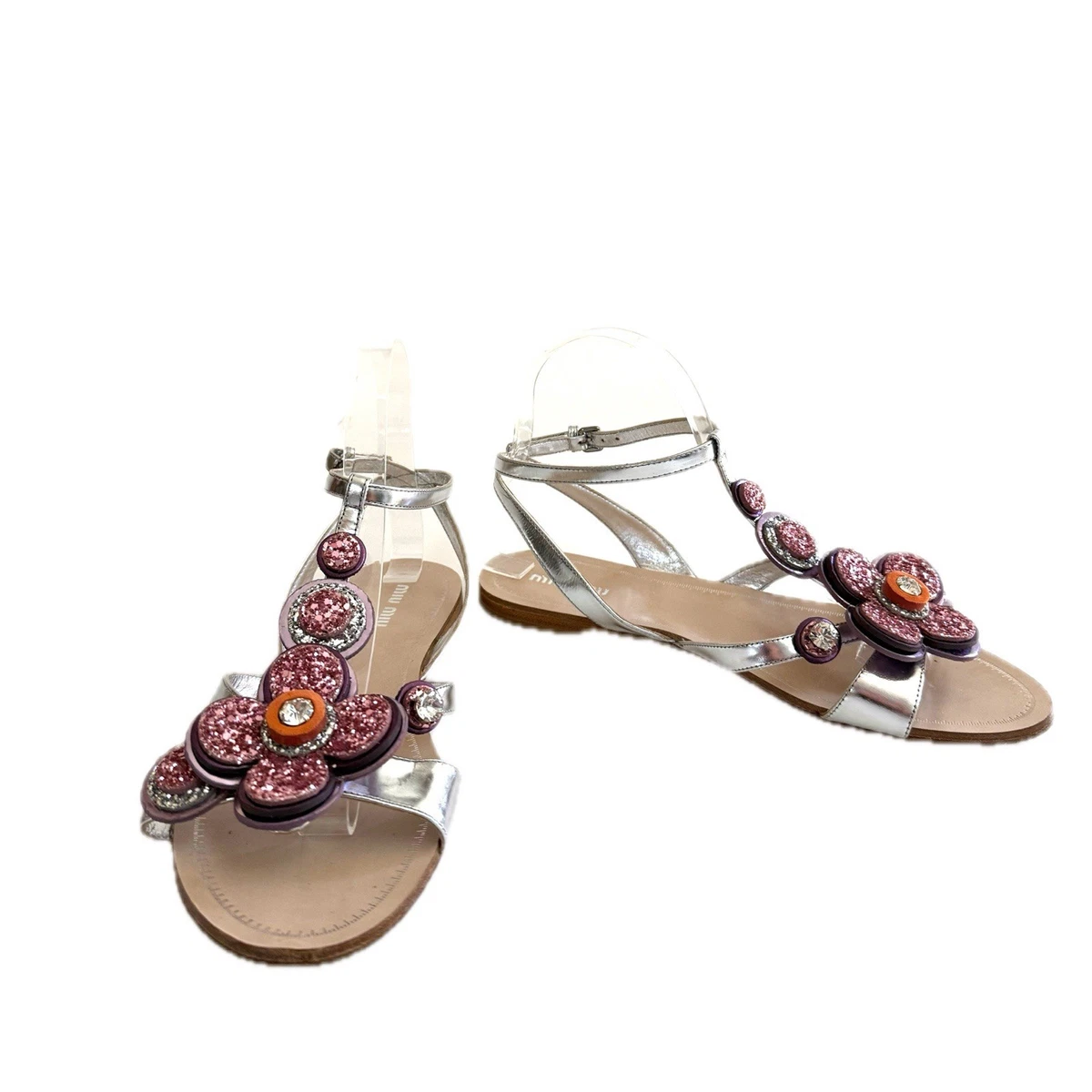 Miu Miu Floral Sandals for Women for sale | eBay