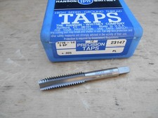 HANSON WHITNEY 7/16-14 , 3 FLT SPIRAL PT. PLUG TAP , .005" OVERSIZE , 6 TAPS