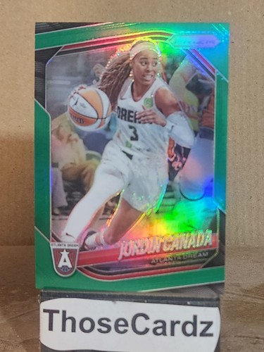 2025 Panini Prizm WNBA Green Prizm #120 Jordin Canada