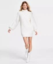 GUESS Women's Dress Sz XL Katie Turtleneck Long-Sleeve Sweater