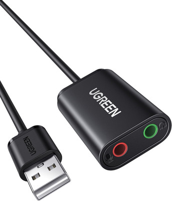 UGREEN Externe USB Soundkarte Klinke Adapter Für Computer, PS5, PS4, USB Audio S