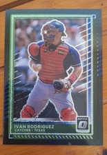 2025 Panini Donruss - Optic Ivan Rodriguez #21 Black Velocity Prizm /39