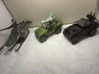 80s Vintage Mixed Lot of 3 Vehicles fair Condition just missing some parts