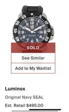 FOR SALE - Luminox Men's Navy Seal