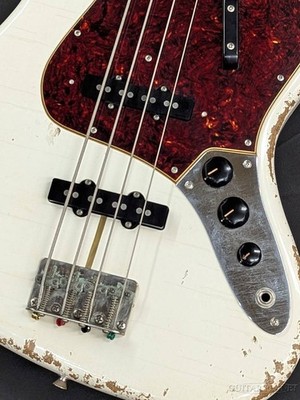 Fullertone Guitars JAY BEE 60 Bass Guitar Rusted Vintage White