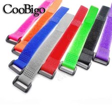 Magic Fastener Tape Cable Ties Wire Straps Belt Bundle Tie Hook Loop Accessory