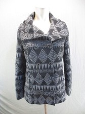 Hurley X Size Xs Women Multicolor Wool Blend Collared Double Breasted Jacket 583