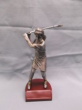 female GOLF swing trophy resin gift award JDS921 large