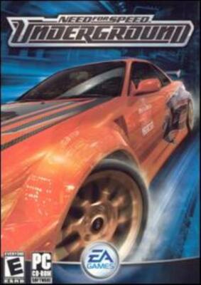 Need for Speed Underground 1 PC CD race drive exotic car city 