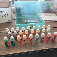 25 RARE Vintage Aleene's Fantastic Plastic Lot Modeling Plastic Craft Supplies