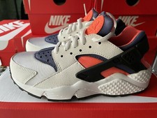 Nike WMNS Air Huarache Run White/Hot Lava-Blue Legend 634835 103 Women's US 5