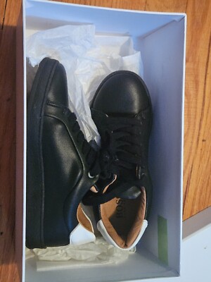 Hugo Boss Shoes Rusham_Lowp_mxme  Black 50470180-001 Size 12.5 Kids New in Box