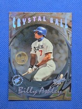 1995 Stadium Club BILLY ASHLEY Members Only CrystalBall card LOS ANGELES DODGERS