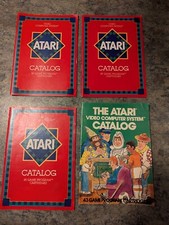 A Lot Of 4 Atari 2600 Video Computer System Catalogs 1981, 1982 X3