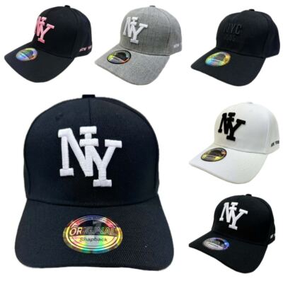 NY Basecap Kappe USA Cap Mütze Trucker Snapback gebogene Schirm New York Sommer
