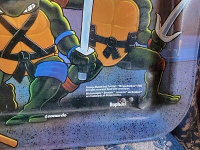 Teenage Mutant Ninja Turtles TV Dinner Metal Folding Tray Vintage