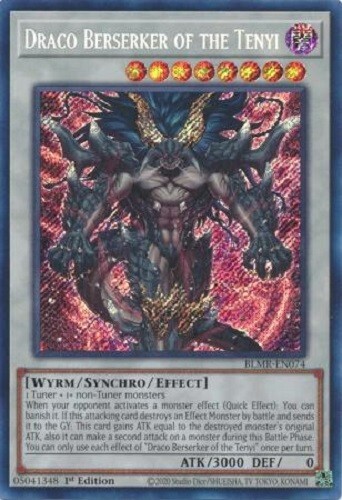 DRACO BERSERKER OF THE TENYI *** 1ST EDITION SECRET RARE