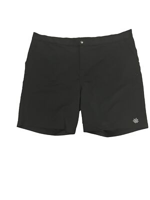 UV Skinz Mens Black Surf Board Shorts 4XL Vacation Swimming