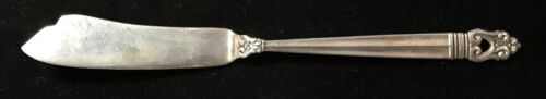 Sterling Silver Flatware - International Royal Danish Master Butter Flat Handle - Picture 1 of 3