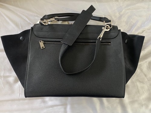 Authentic Céline trapeze bag, black leather + suede, great condition in dust bag - Picture 2 of 7