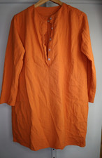 Womens Shirt Dress Tunic Button Front Size M/L
