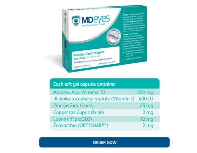 MDeyes 6 boxes of Macula Defence for Eyes AREDS 2 formula