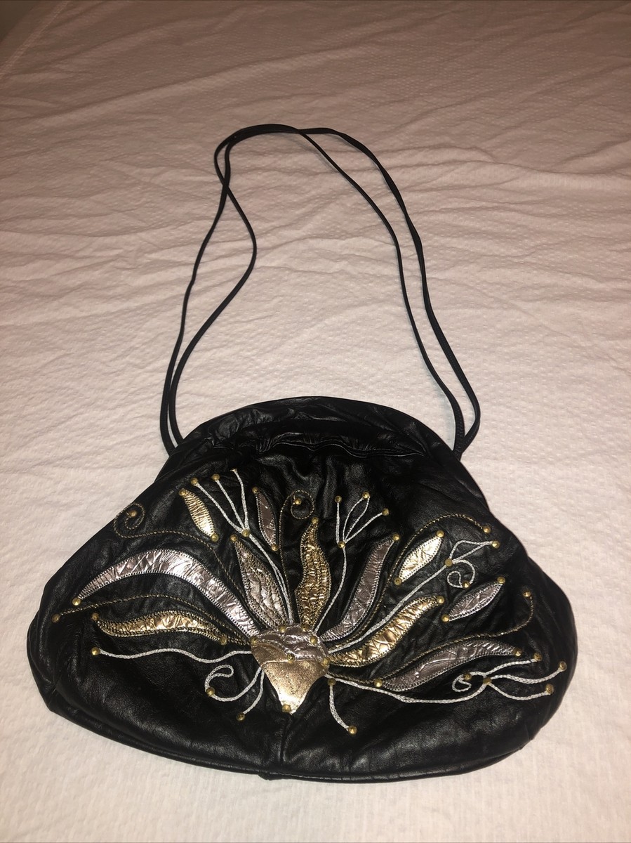 新品未使用 Barbanera SPERELLI / colin9 Vintage Colini Handbag 1980s Leather Shoulder Bag Purse