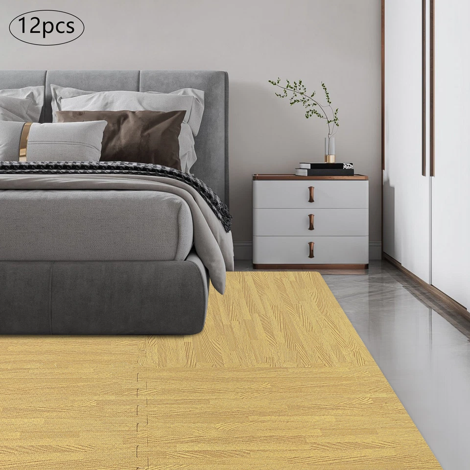 Azulejos de espuma, tapetes de espuma entrelazados, tapetes de espuma para rompecabezas de 12 piezas Foto 4 de 4