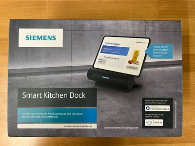 Siemens Smart Kitchen Dock XSDS10 Schaltzentrale für smarte Küchengeräte schwarz