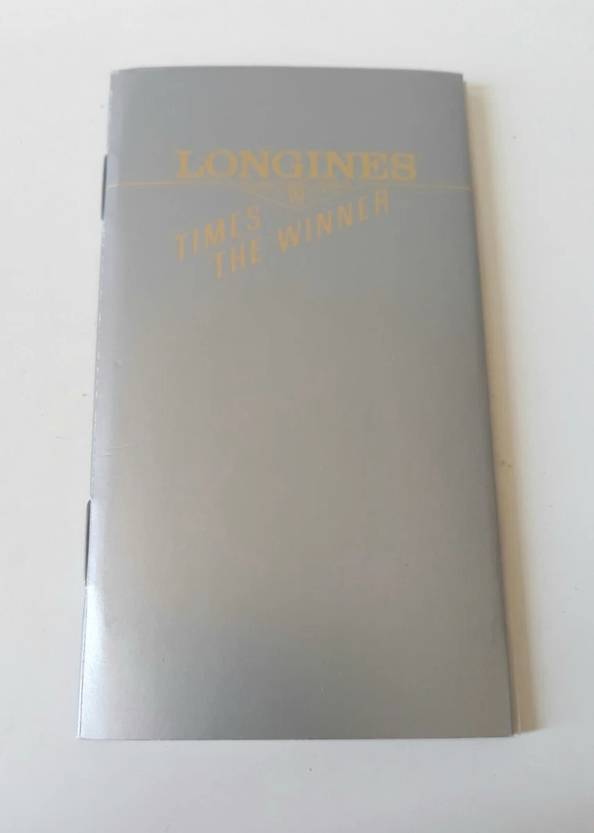 NUEVO LONGINES AÑOS 90 LIBRETO CON GARANTÍA