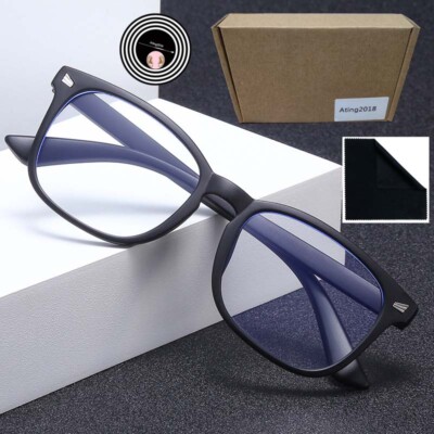 Herren Lesebrille TR-PC Vollbild Blaulichtfilterung Lesehilfe +1,5 2 2,5 3 3,5 4