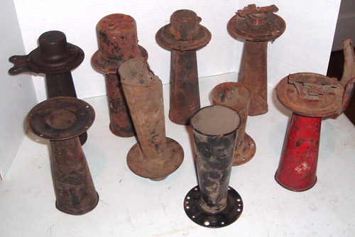 lot of 9 antique car horns model t model a rat rod horns for parts untested.