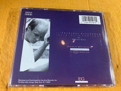 Y10-39 BRIAN ENO Thursday Afternoon - 1985 - EGCD 64 - (61 MINUTE