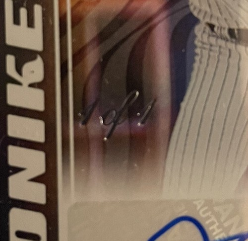 2023 Donruss Baseball Monikers Frank Thomas Auto 1 of 1 White Sox SSP 1/1 - Picture 2 of 2