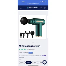 Mini Massage Gun (pistola de Massagem Instrument) model LU-4933