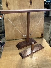 Handmade Wooden Hook And Ring Game 22 X 18 X 3 Inches